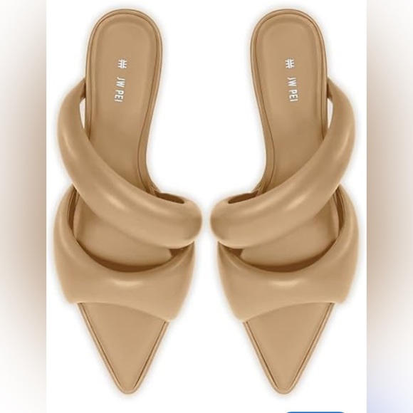 JW PEI Shoes - JW PEI Tan Minimalist Sandals